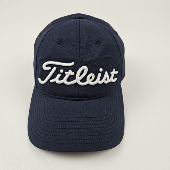 Titleist Golf Lightweight Strap Back Hat Cap Blue Custom Embroidered Sports OSFM - Picture 1 of 9